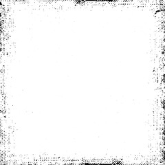 Gritty grunge texture cover, overlay texture with uneven edges and scratches, set textured distress effect, black distressed grunge brush texture, black grunge background pattern - stock vector