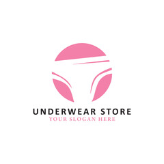 Obraz na płótnie Canvas underwear women logo design vector format