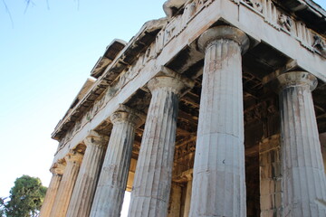 Naklejka premium agora antigua de atenas