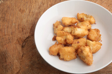 breaded cod fish as snack food