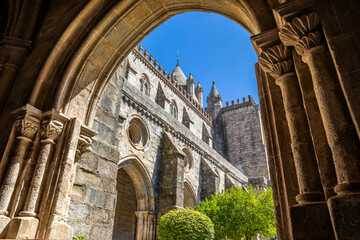 View of Cathedral Evora, Portugal