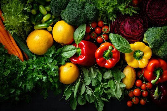 An assortment of fresh vegetables on the table.