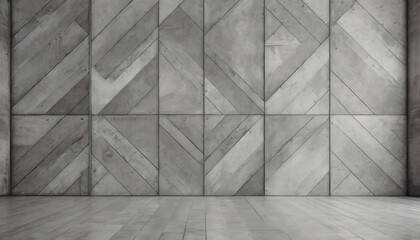 Light gray concrete room mockup