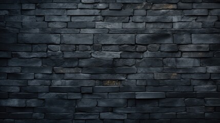 Black brick wall  texture
