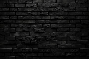 Black brick wall  texture