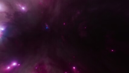 Abstract Purple Nebula background