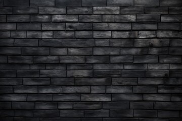 Black brick wall  texture