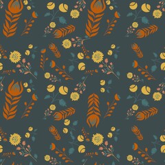 Vintage floral pattern 