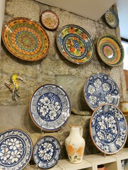 plates on the street