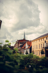 old houses in the city
