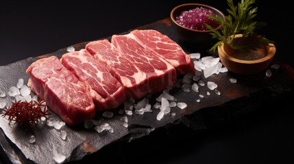 raw beef steak