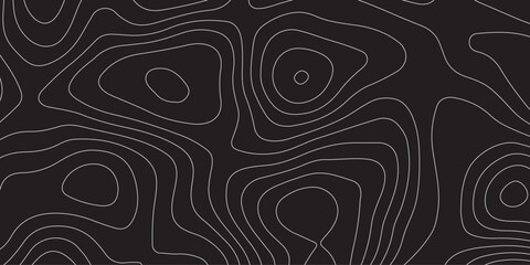 Abstract background of the topographic contours map with geographic line map .Imitation of a geographical mountain reliefs background .vector illustration of topographic line contour map design .