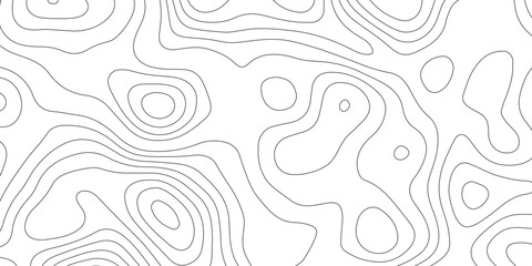Abstract background of the topographic contours map with geographic line map .white wave paper curved reliefs abstract background .vector illustration of topographic line contour map design .