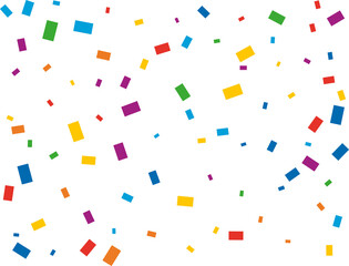 Rectangular Rainbow Confetti