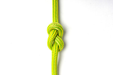 rope knot green and yellow