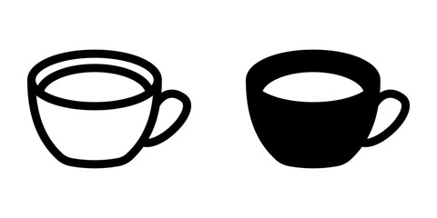 Mug icon. flat design vector illustration for web and mobile