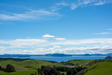 Lake Taupo from the Western Side. NewZealand