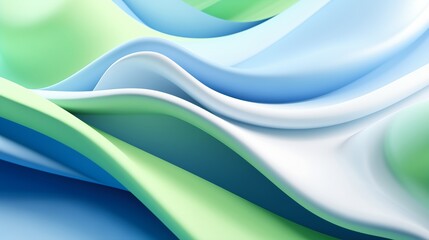 abstract blue green background white wave flowing silk sheets folded pastel clothing executive industry banner clothed surfaces airscape wrinkled