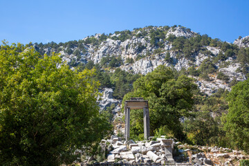 Termessos Ancient City is an important ancient city - Antalya - Turkey