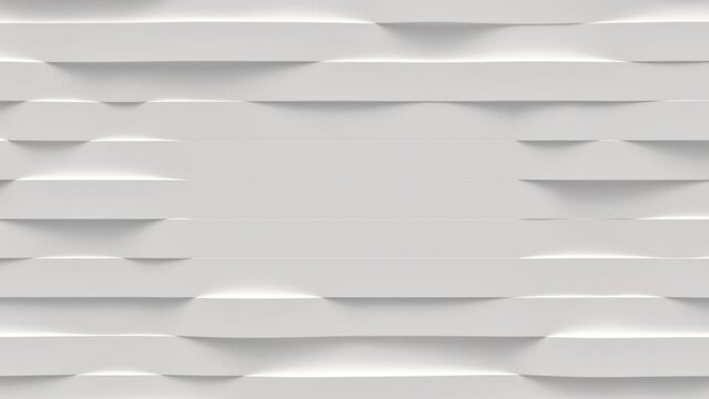 Stripes on the surface. Bright, milky wave abstract motion background. Seamless loop. Copy space