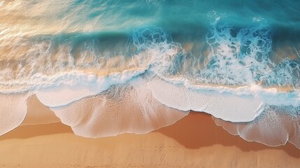 Drone Photo of Beautiful Beach and Sea
