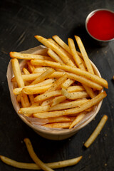 potato, food, chips, snack, fried, french, fries, meal, french fries, fast, white, isolated, lunch,...