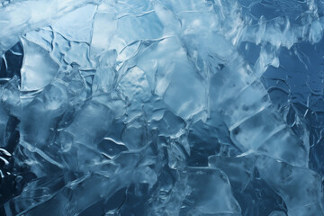 Obraz premium Cracked Ice Frozen Texture