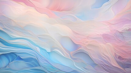 abstract image of colorful waves, in the style of dreamy oil