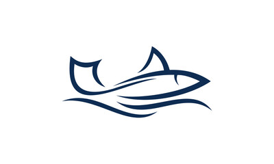 silhouette of a fish