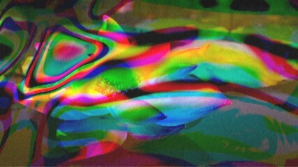 Shaded colors digital abstract artwork