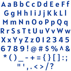 Decorative Alphabet and Numbers Set