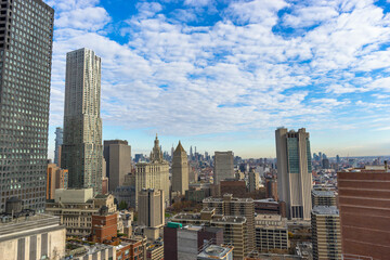 Fototapeta premium Stunning city view of New York city
