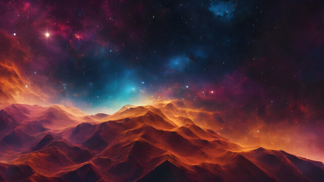 abstract background inspired by the mysteries of the cosmos