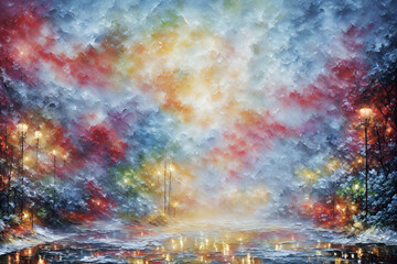 Obraz na płótnie Canvas abstract background with space
