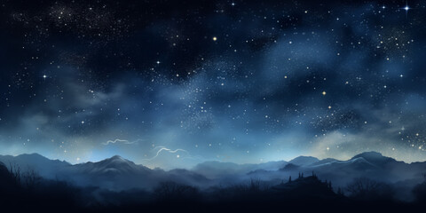 Abstract starry sky background