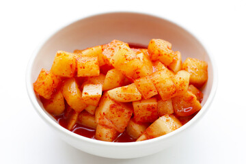 Daikon Kimchi. Tasty and spicy