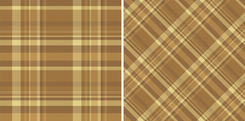 Check tartan texture of vector fabric pattern with a plaid textile seamless background.
