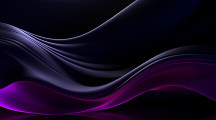 Abstract black and violet lines digital background. Wallpaper illustration.