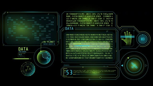 Virtual array of coded data