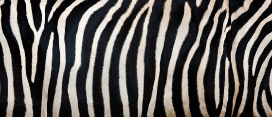 Textured pattern of zebra fur for background. Wallpaper illustration.