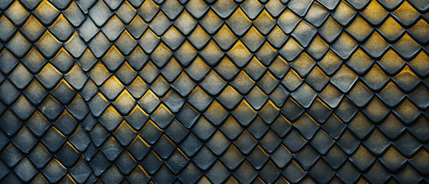 Textured pattern of reticulated python scales for background. Wallpaper illustration.