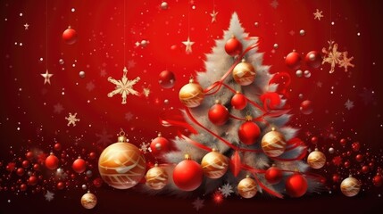 Fototapeta na wymiar Merry Christmas background christmas element Vector illustration realistic clipart bright