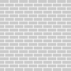 Brick wall pattern wallpaper template. Vector design.