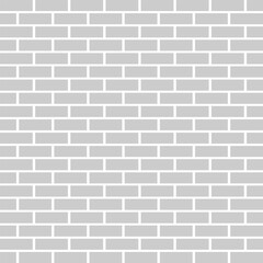 Brick wall pattern wallpaper template. Vector design.