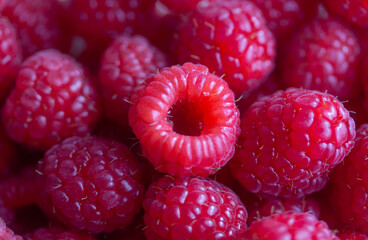 Frambuesas  maduras