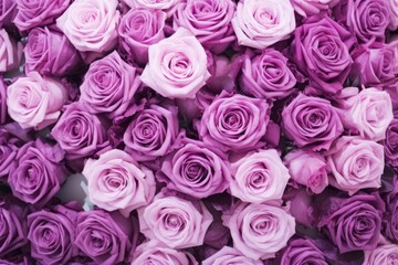 Flowers roses soft pastel color background. Beautiful composition. Valentine's Day, Easter, Birthday, Happy Women's Day, Mother's Day. Holiday poster and banner