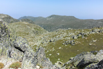 Landscape of Rila Mountain near Kalin peak, Bulgaria