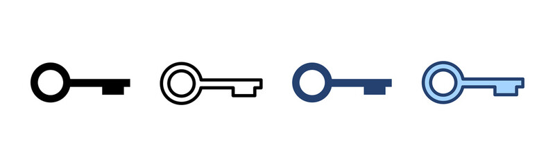 Key icon vector. Key sign and symbol.