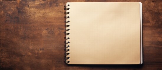Empty notebook for writing