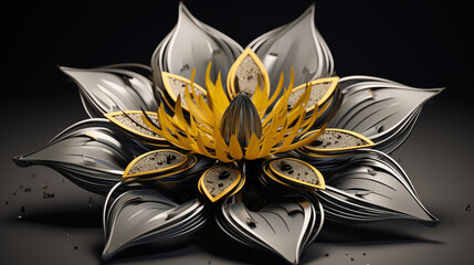 Cybernetic Blossoms: A Collection of Carbon-Inspired Floral Photography